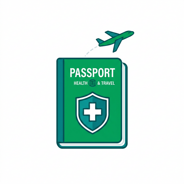 Auslandskrankenversicherung Illustration